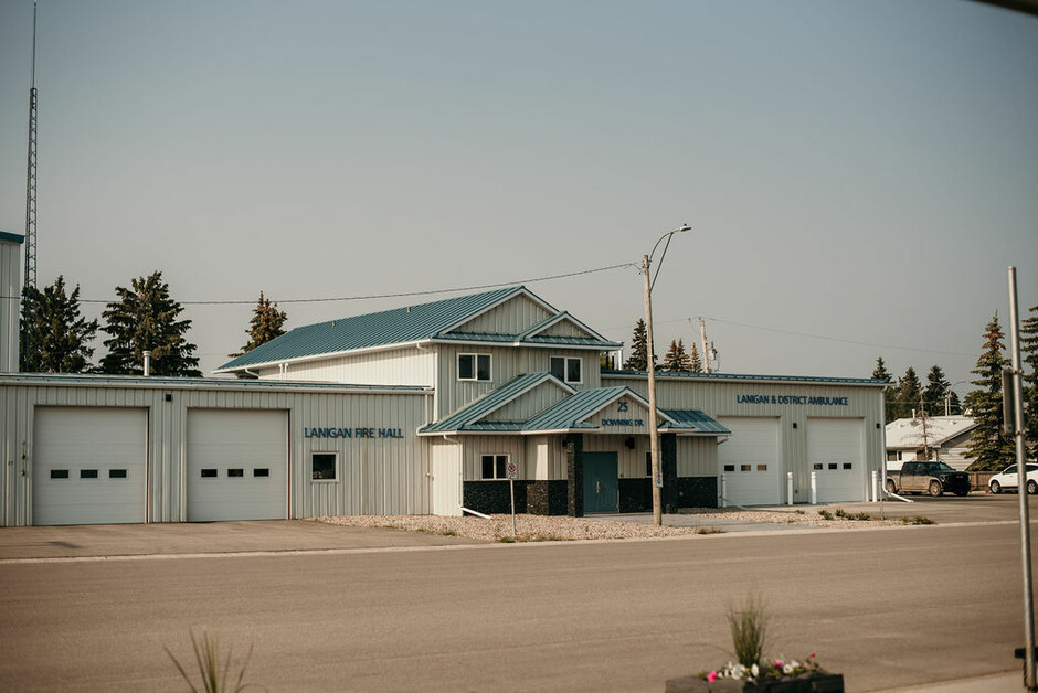 Exterior of the Lanigan & District Ambulance Building.