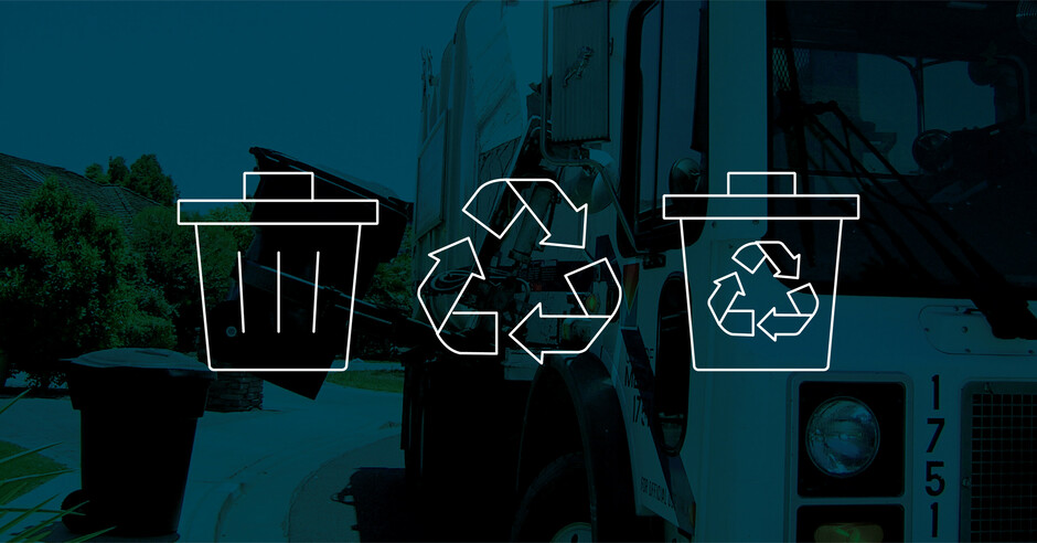 Graphics of garbage & Recycling